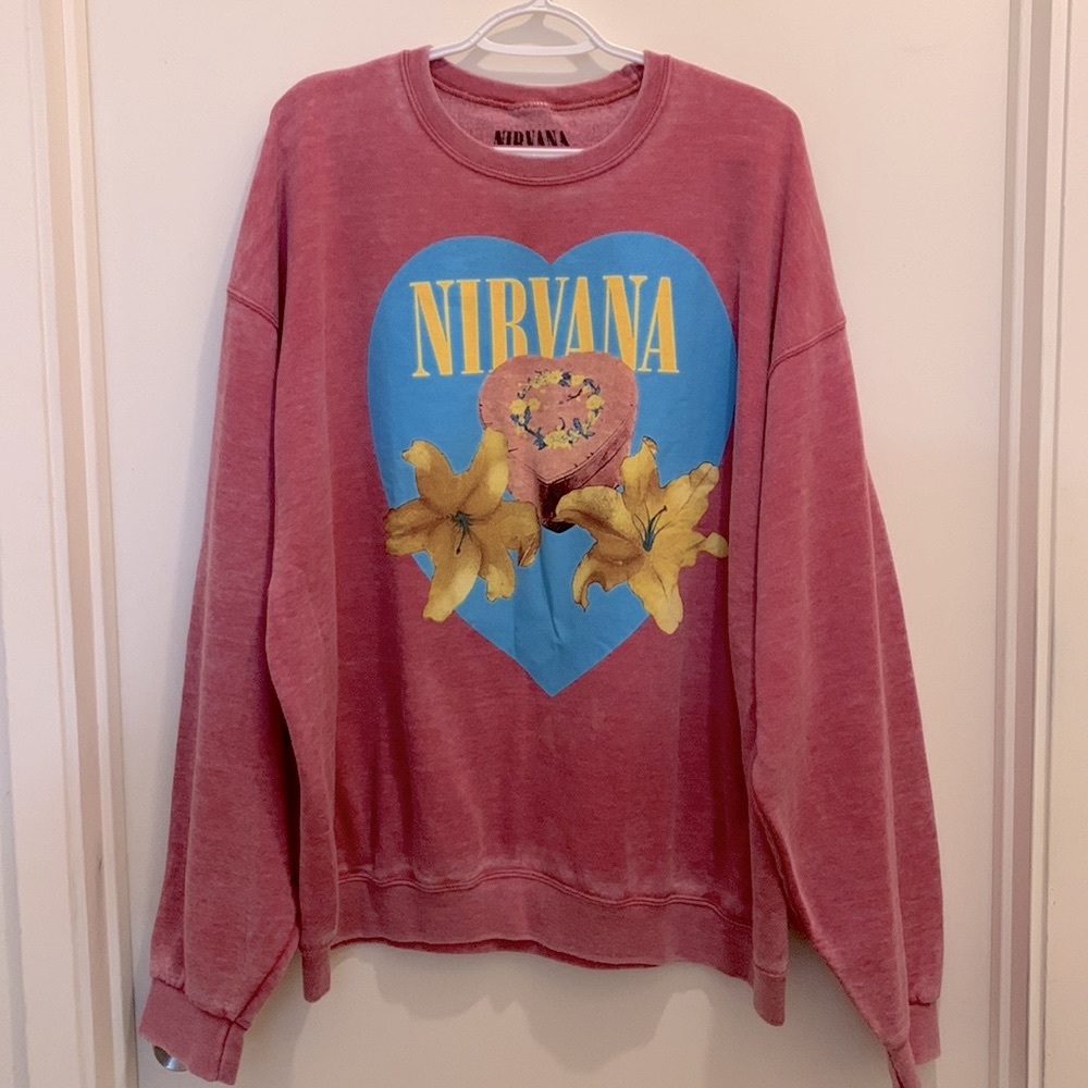 💝 RARE! Nirvana Heart Shaped Box Unisex Crewneck Sweatshirt • Size 2XL